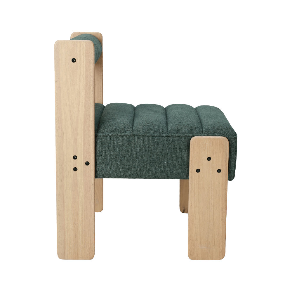 Tkanina gumové drevené stoličky