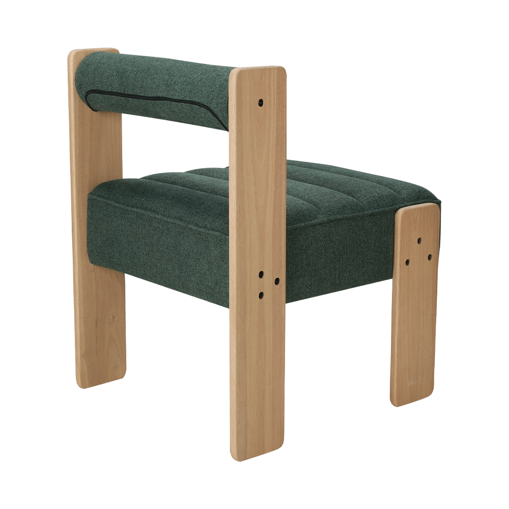 Tkanina gumové drevené stoličky