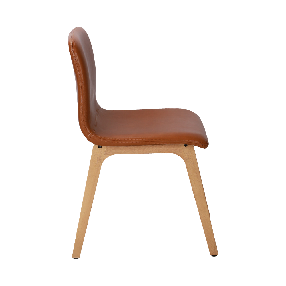 Hnedé jedálenské stoličky z masívneho dreva Bentwood